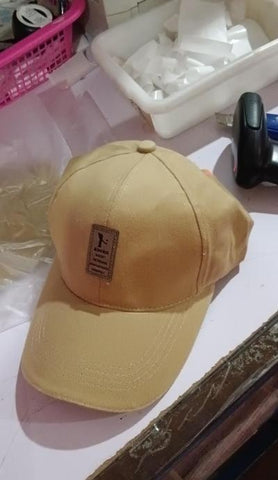 Korean Style Men’s Baseball Cap – Cotton Peaked Hat for Outdoors