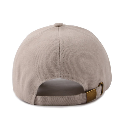 Korean Style Men’s Baseball Cap – Cotton Peaked Hat for Outdoors
