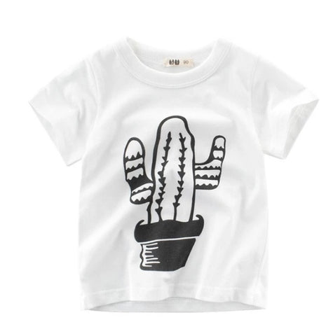 Korean Style Boys' Cotton T-Shirt – Summer Short Sleeve