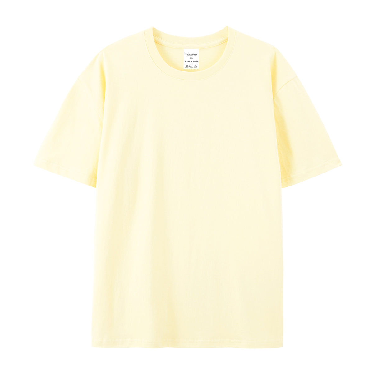 Cotton American Style High-end Half Sleeve T-shirt